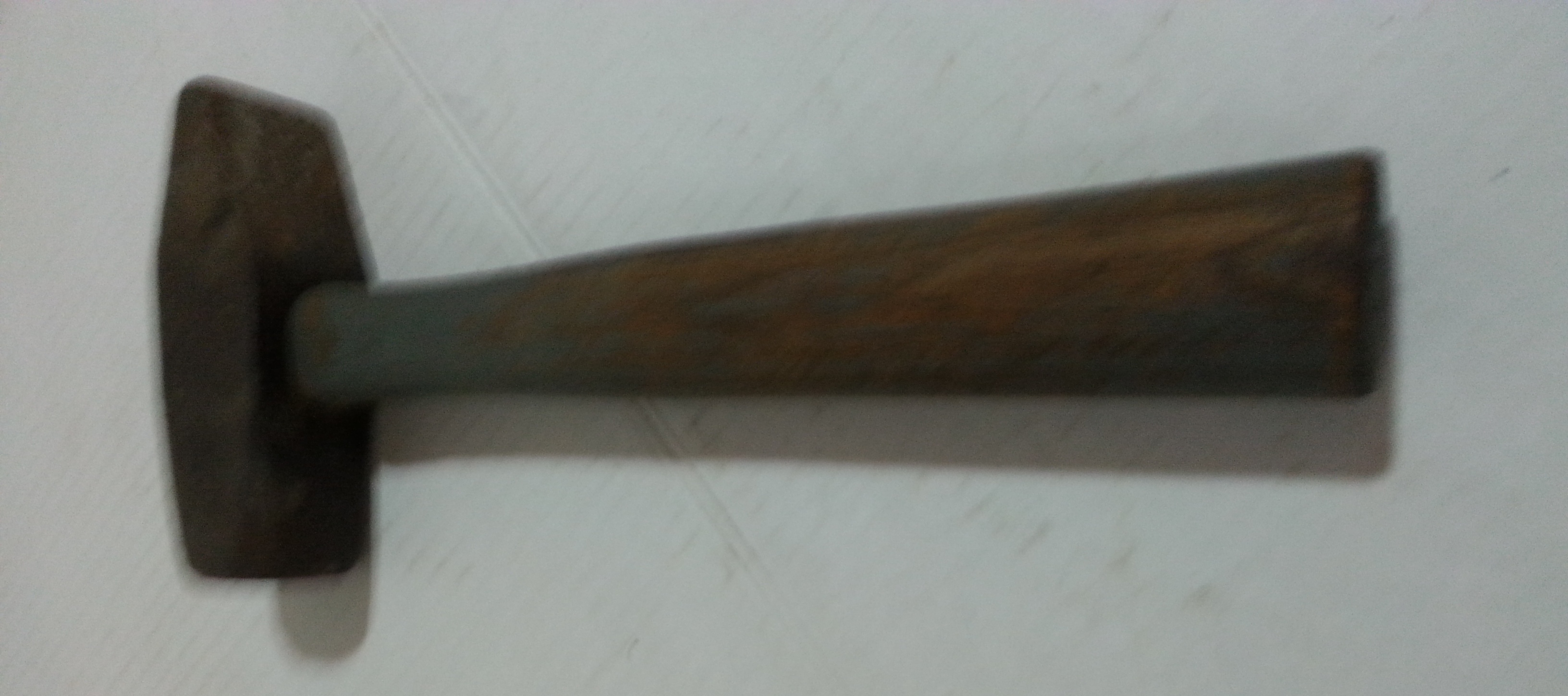 antique masonry hammer